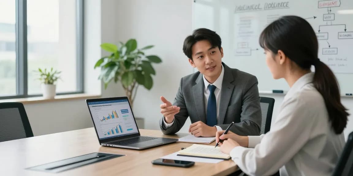 Engaging business meeting discussing same day merchant cash advance options in a modern office