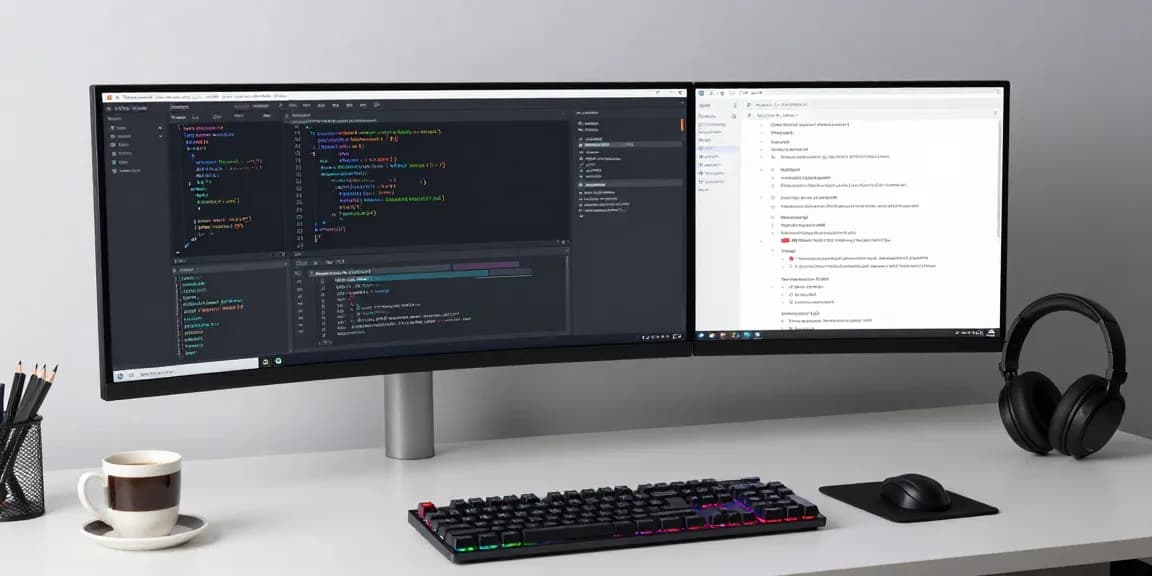 gi8ee software development workspace featuring modern tech tools.