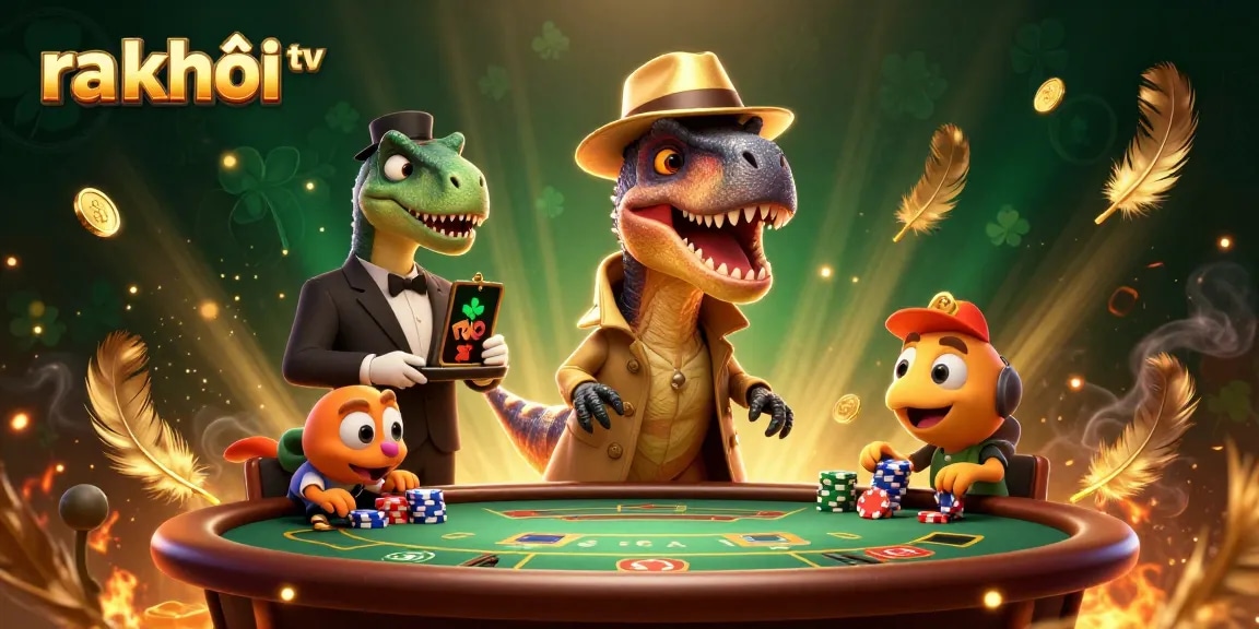 Experience thrilling games at ra khơi tv with our lively 3D casino artwork.
