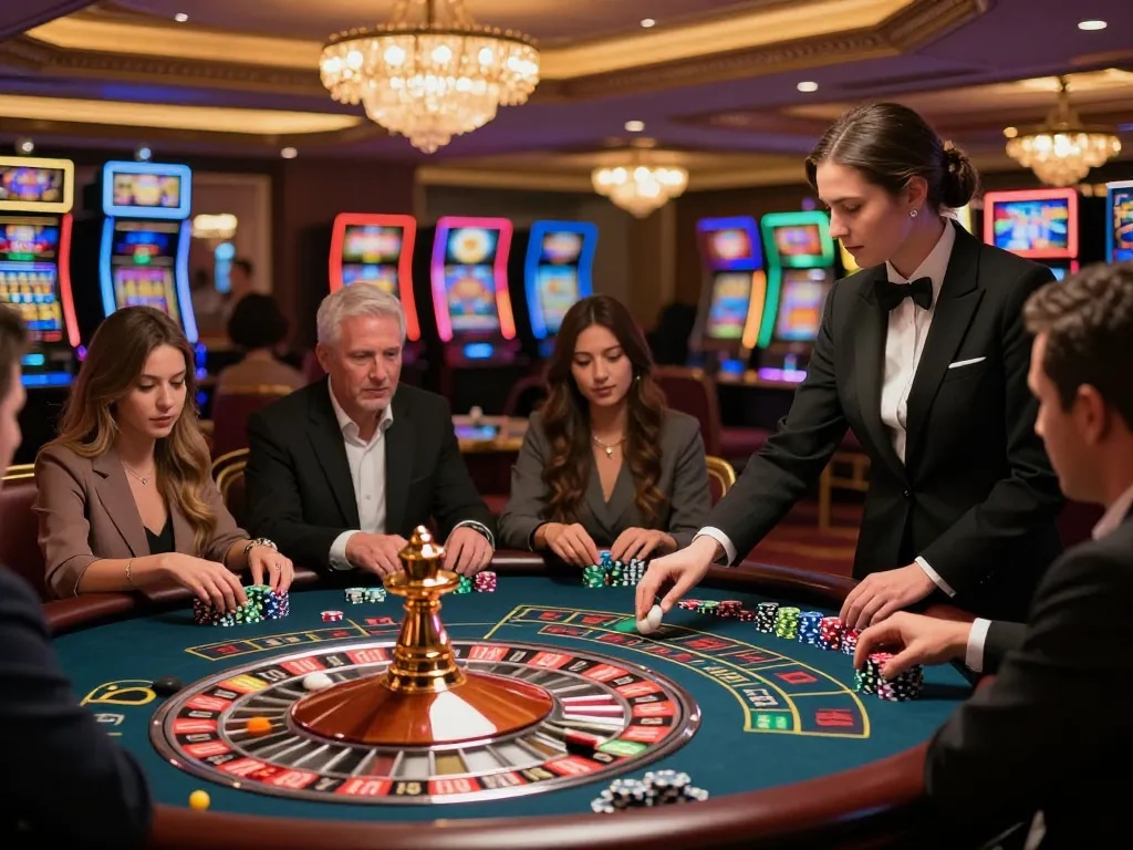 Players engaging in exciting roulette gameplay at sunwin, enhancing their betting strategies.