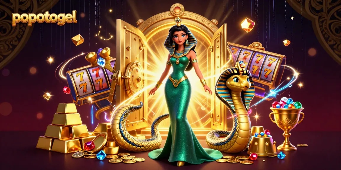 Play exciting slot games with popotogel, featuring stunning illustrations and golden treasures.