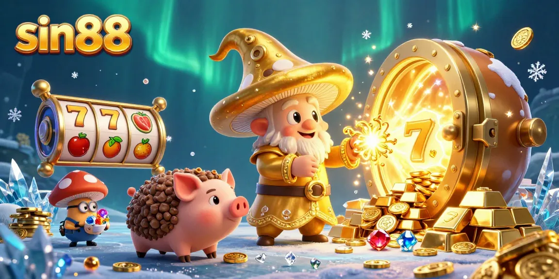 Engage with sin88's thrilling online slots experience featuring vibrant characters and treasures.