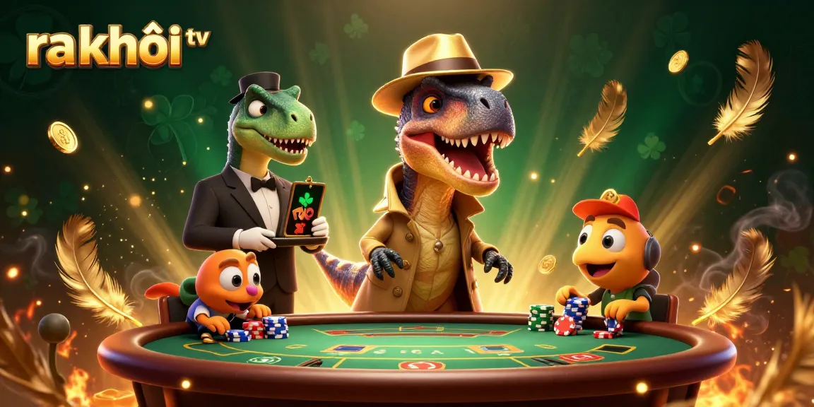 Experience thrilling games at ra khơi tv with our lively 3D casino artwork.