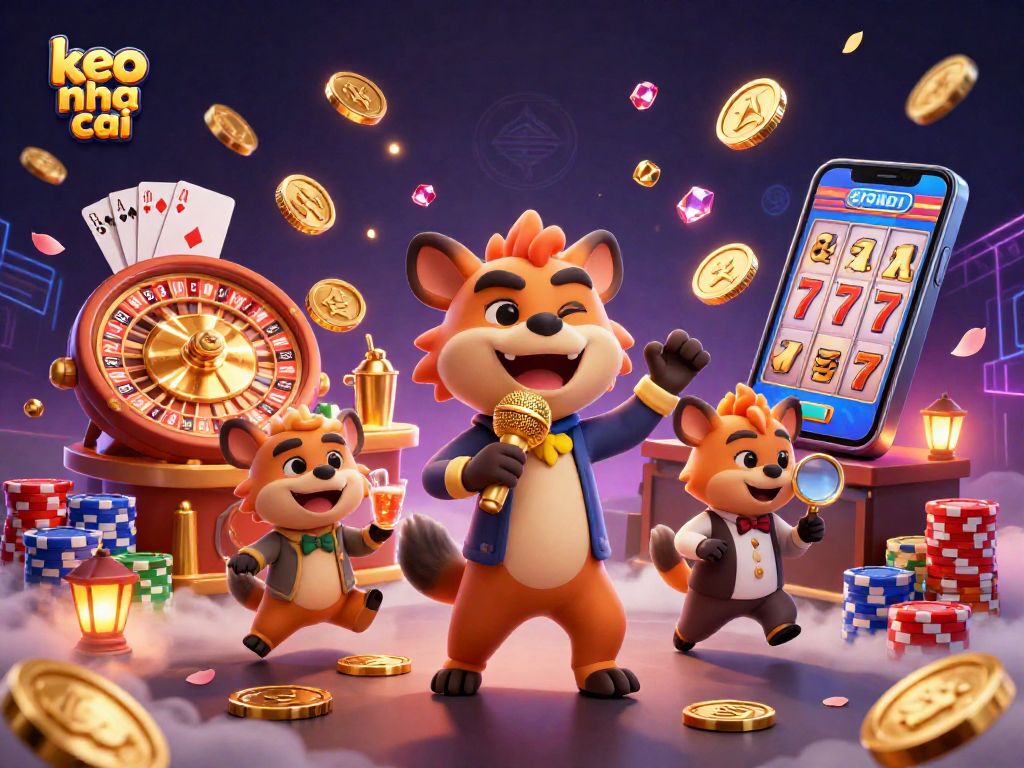 Experience laughter and excitement at the keo nha cai comedy casino with lively hyenas hosting games and fun.