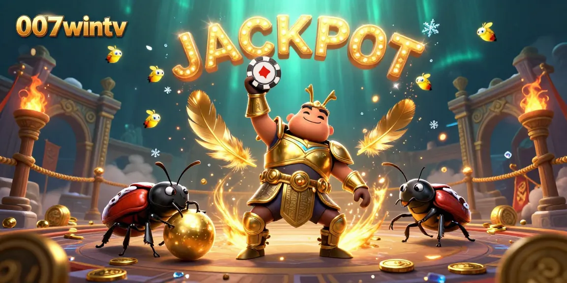 Experience the thrill of winning at 007wintv with a 3D cartoon casino showdown featuring vibrant characters.