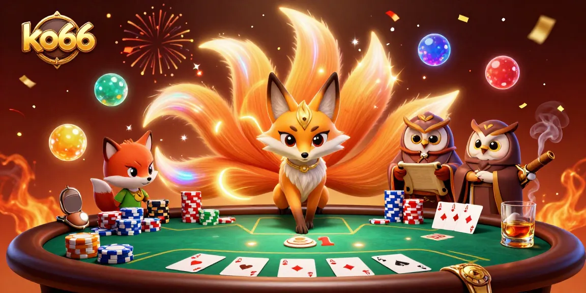 Join the fun at ko66 with vibrant casino gaming, featuring colorful characters and dynamic action.