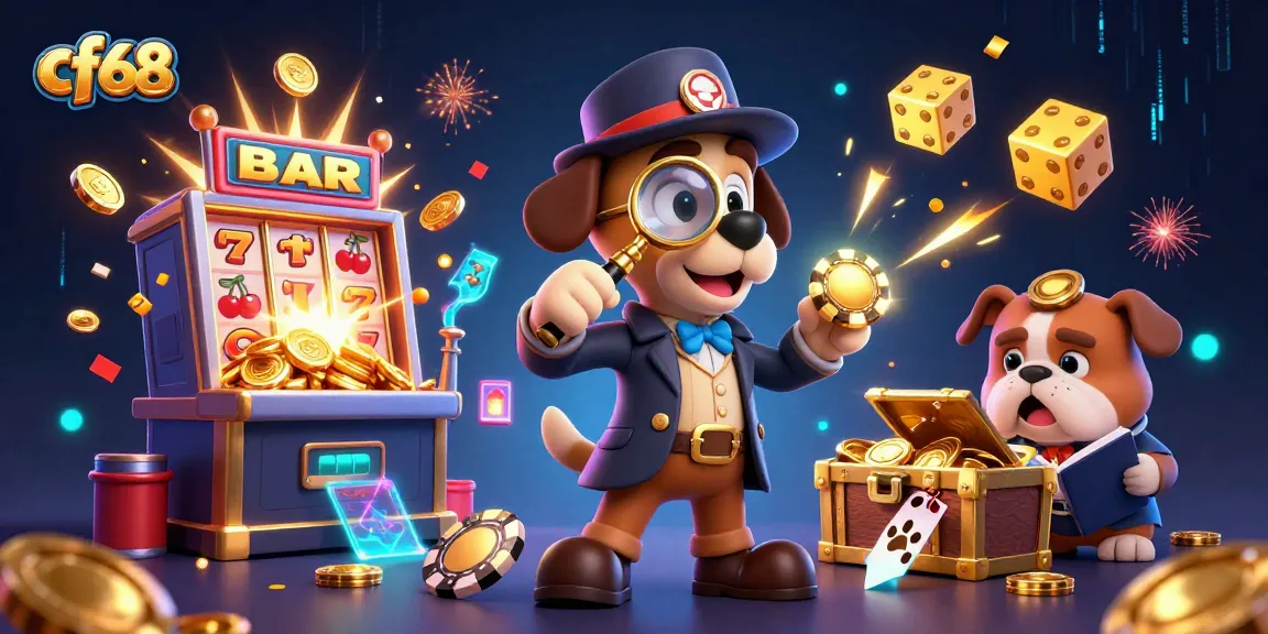 Engage in thrilling betting action with cf68 as a detective uncovers poker clues and jackpots.