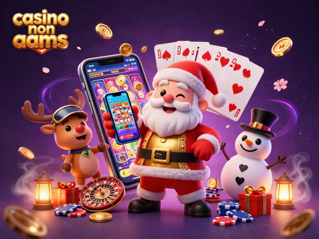 Vinci con il casino non AAMS, dove il Natale incontra il gioco d'azzardo e le slot ruotano!