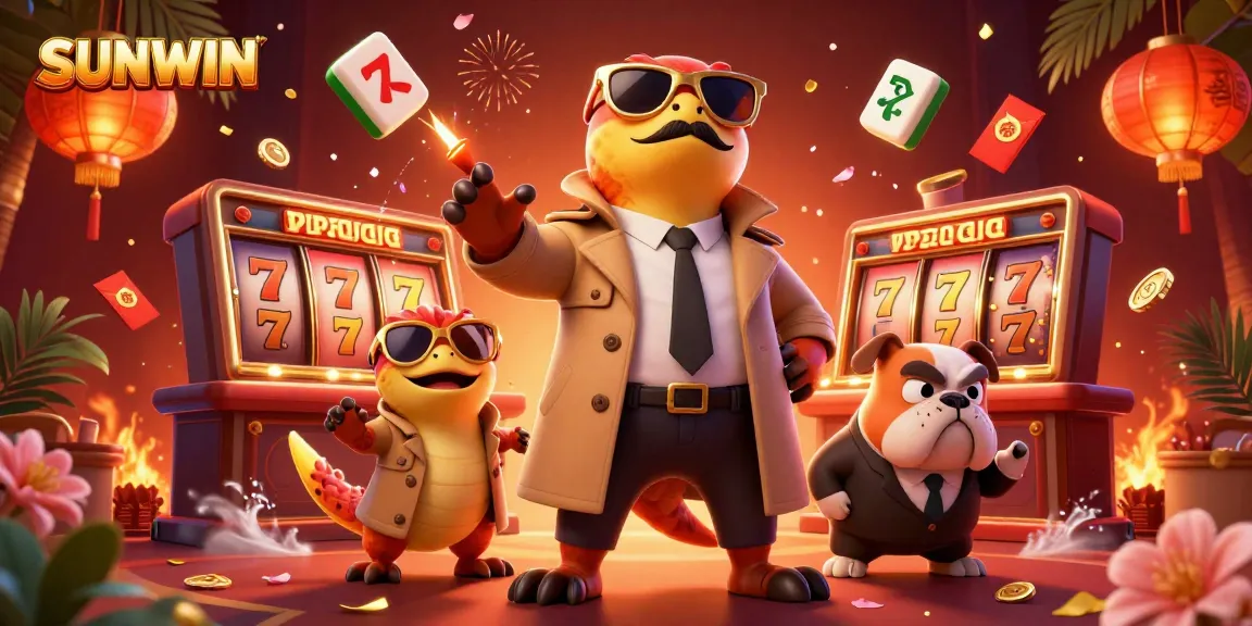 SUNWIN brings excitement to the gaming scene, featuring raptors in disguise at a VIP casino.