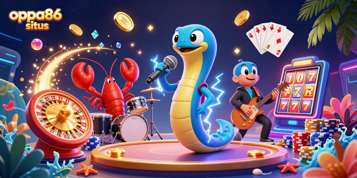 Experience thrilling gameplay with oppa86 situs featuring dynamic underwater casino elements.