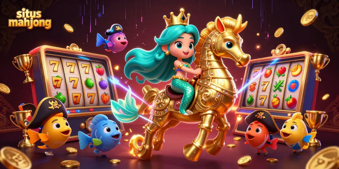 Experience the excitement of situs mahjong with captivating slot gameplay featuring vibrant characters and dynamic casino elements.