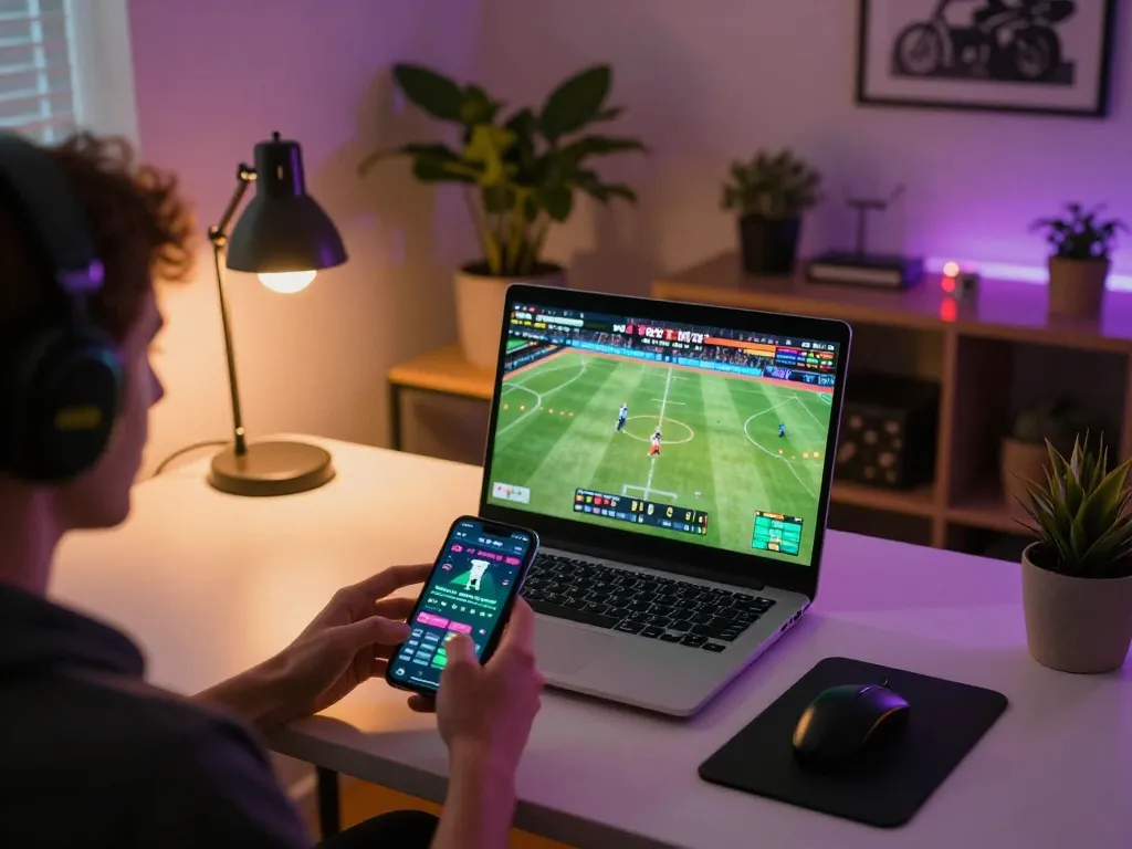 Experience dynamic sports betting on a smartphone at home with 78wingo.