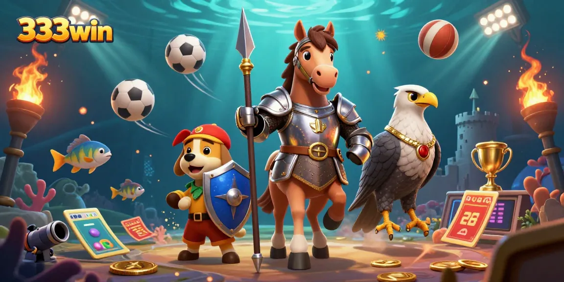 Experience thrilling fish shooting action at 333win, featuring vibrant underwater elements and captivating gameplay.