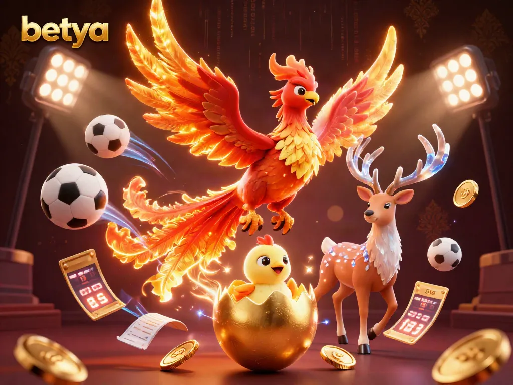 Experience thrilling sports betting with betya as a phoenix rises amidst a dynamic gaming scene.