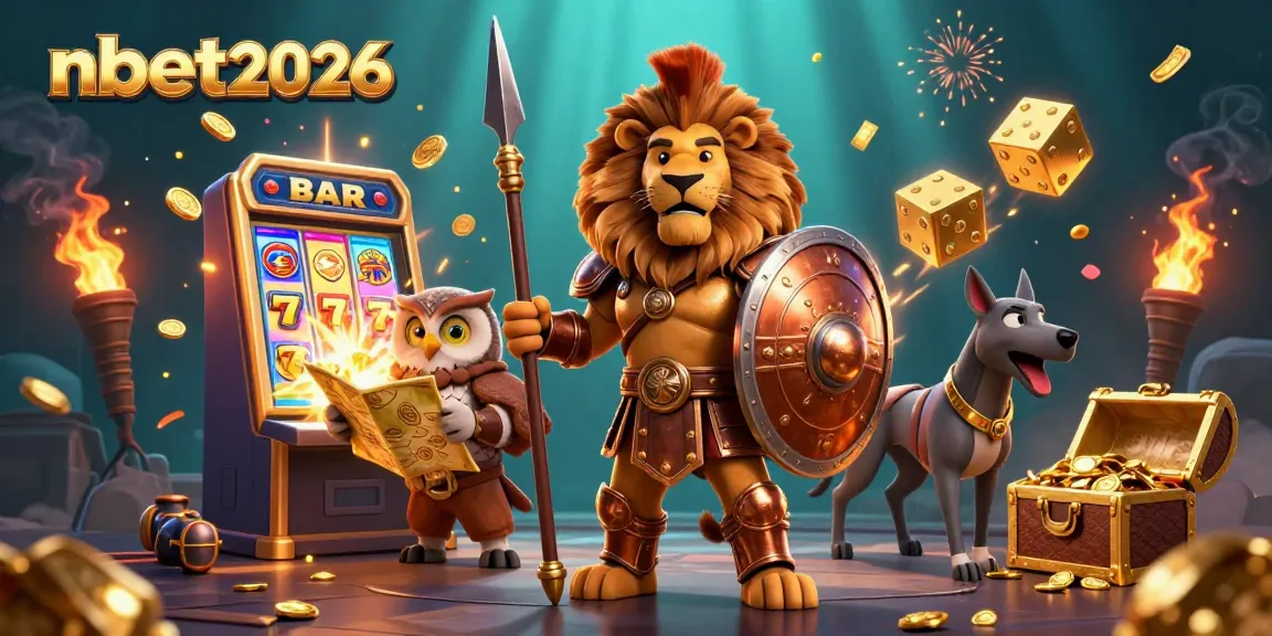 Engage in thrilling casino adventures with nbet2026 showcasing dynamic characters and vibrant gaming elements.