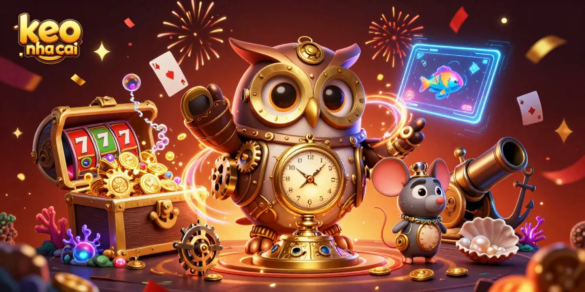 Engage in winning strategies with keo nha cai as casino treasures explode in vibrant 3D illustration.