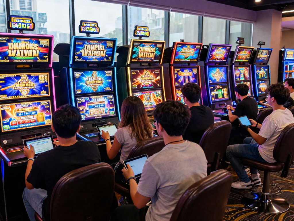 Players enjoying diverse games at MAN88 online casino, showcasing an immersive gaming experience.