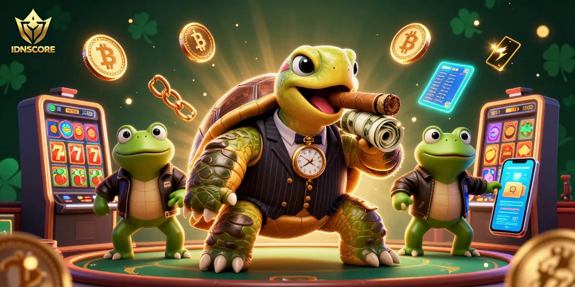 Experience IDNSCORE with dynamic gaming action featuring a vibrant casino scene.