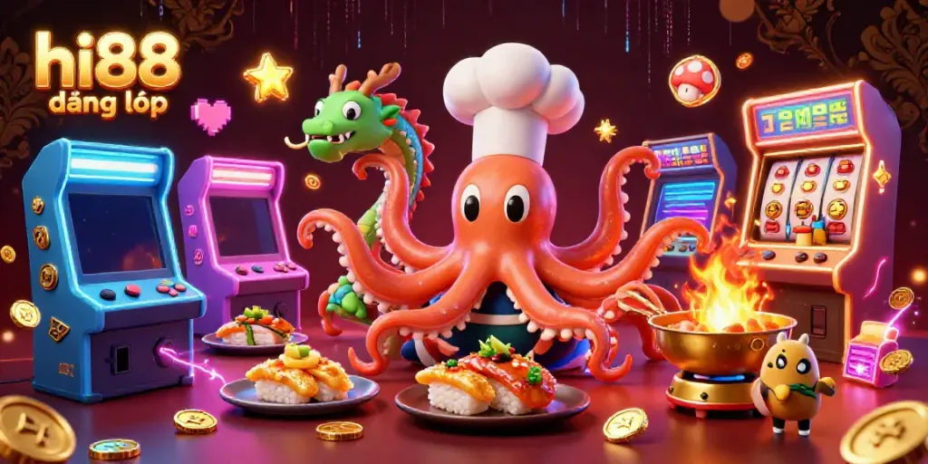 Trải nghiệm hi88 đăng nhập với bức tranh 3D sống động về casino và các sản phẩm cá cược.