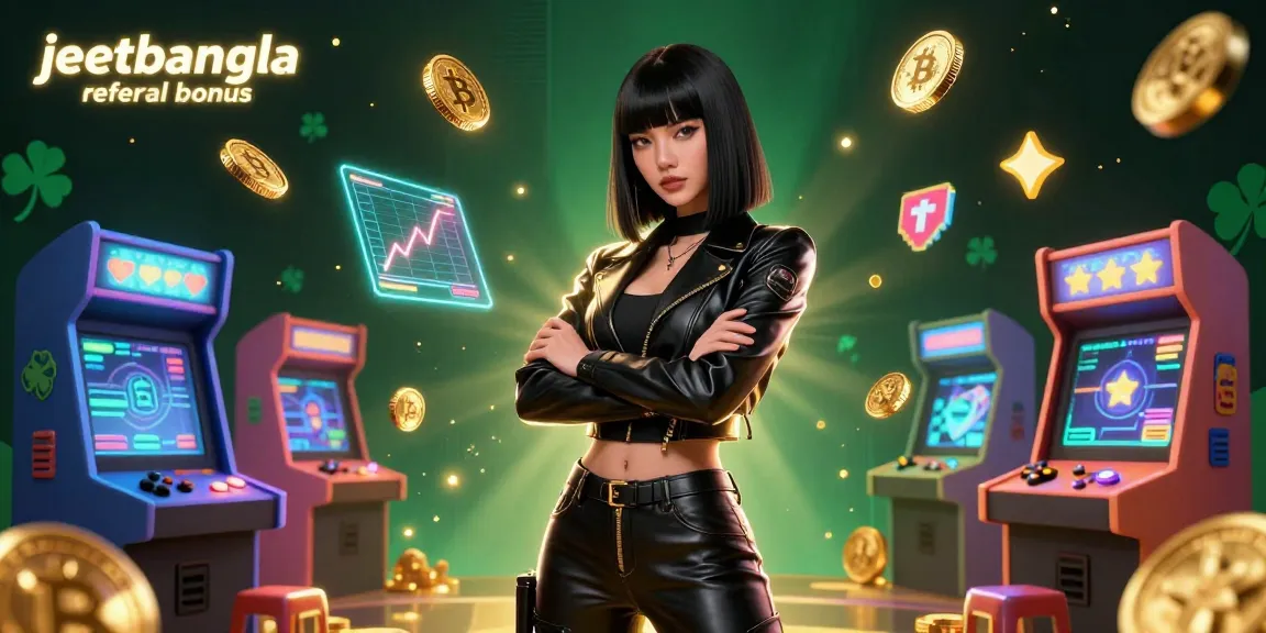 Experience the excitement of the jeetbangla referral bonus with vibrant arcade themes and stunning 3D visuals.