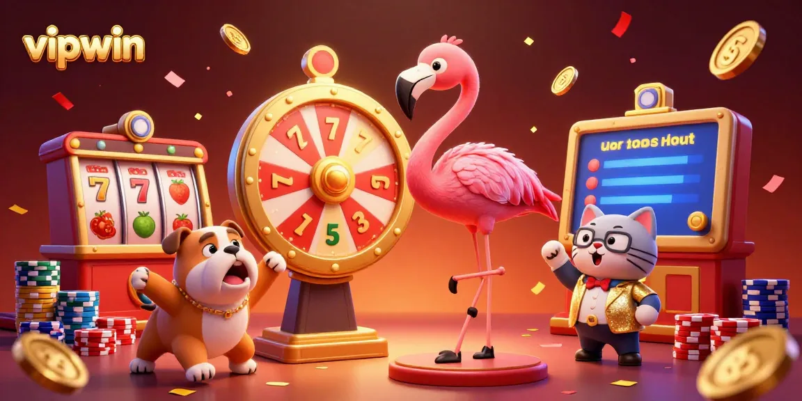 Experience thrilling moments with vipwin in this vibrant gaming celebration showcasing slots, prizes, and excitement.