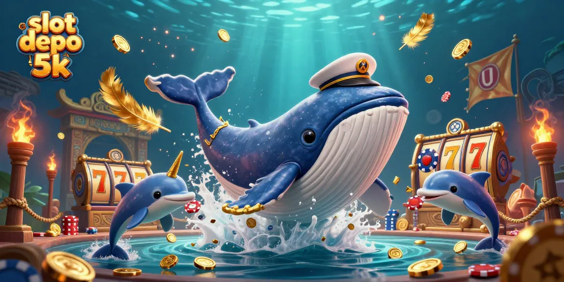 Experience thrilling action in the slot depo 5k with vibrant underwater gambling elements.