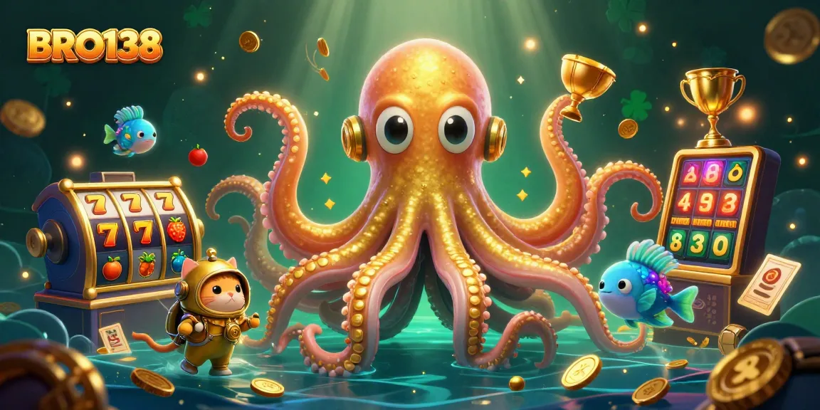Experience thrilling gameplay with BRO138's colossal kraken and exciting casino elements.