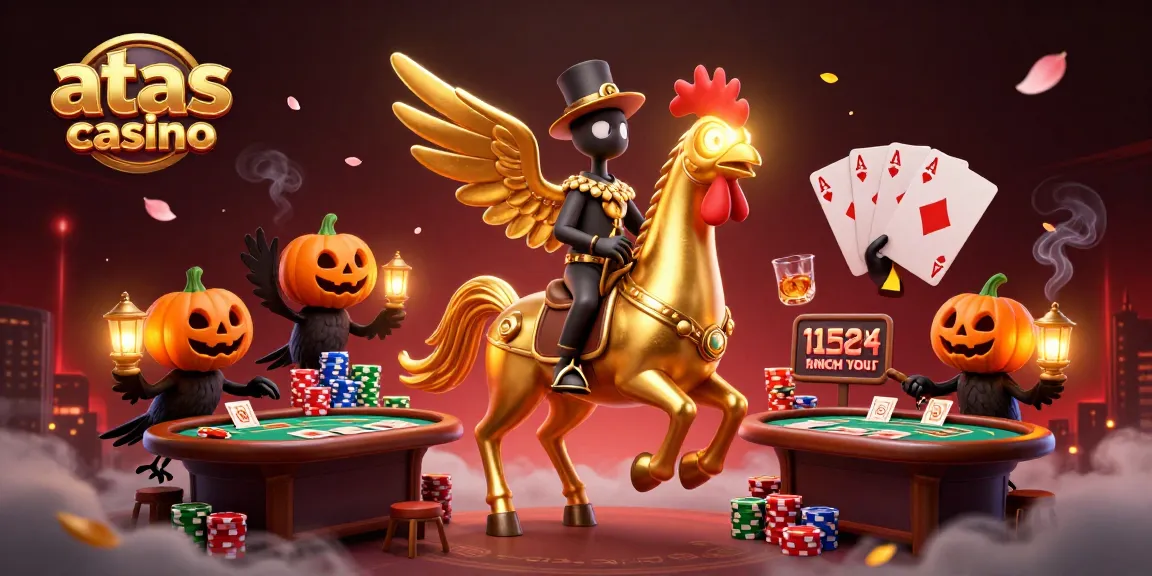 Experience thrilling action at atas casino with our vibrant 3D scene of gaming adventure.