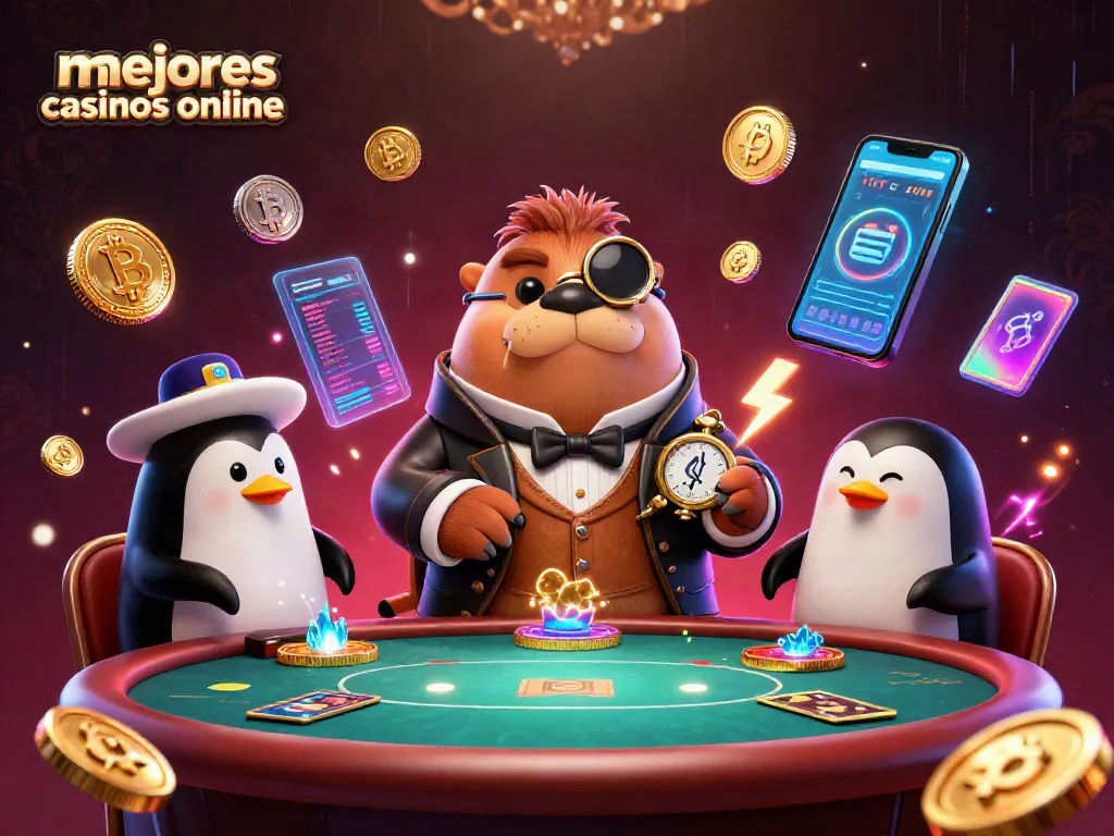 Juega en los mejores casinos online mientras disfrutas de una partida de póker subacuático con personajes únicos.