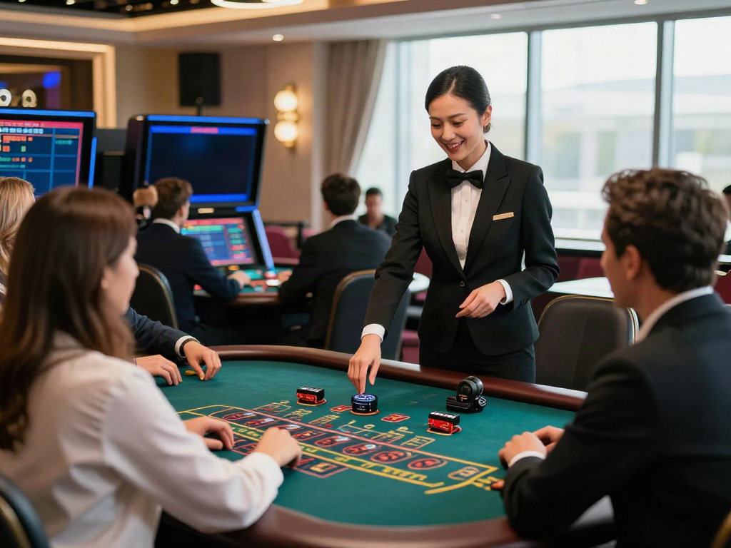 Engaging live casino experience at SV88 with players and dealers