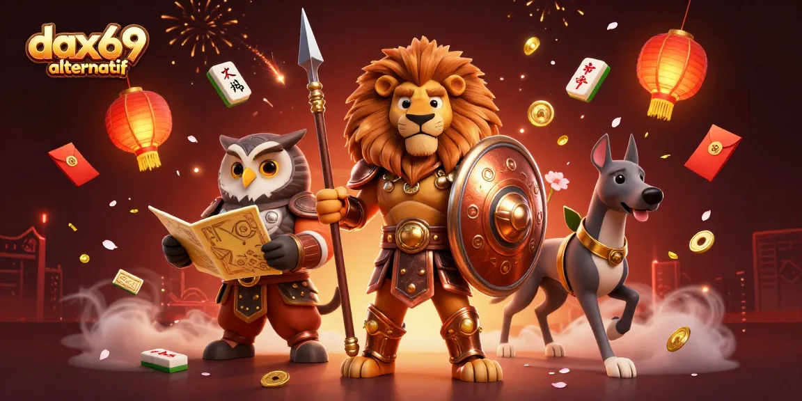 Menghadirkan pengalaman bermain kasino dalam gambar dengan dax69 alternatif, slot, dan elemen permainan yang berkilauan.