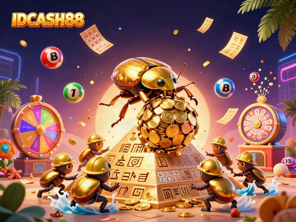 Play thrilling games at IDCASH88 with vibrant colorful elements and dynamic scenes.