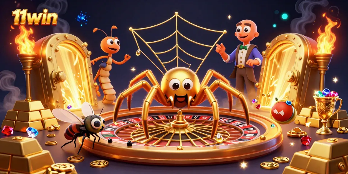 Experience thrilling gameplay at 11win with vibrant casino elements and golden rewards.