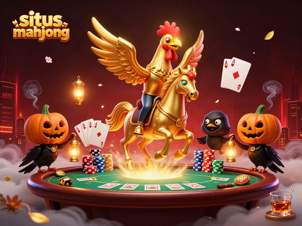 Play situs mahjong with vibrant casino visuals featuring epic characters and action.