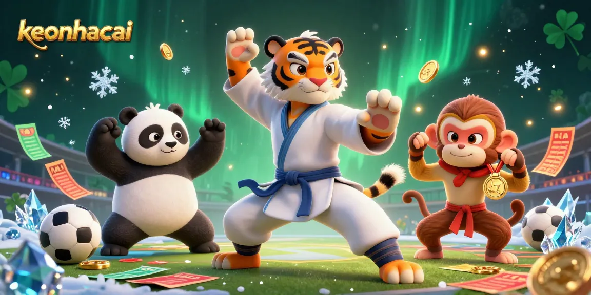 Engage with keonhacai as the kung fu tiger master leads in smart sports betting insights under northern lights.