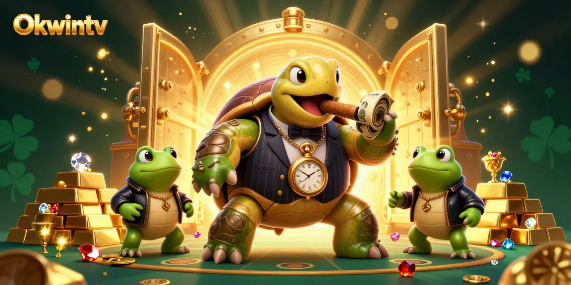 Experience thrilling gaming action with Okwintv in this vibrant, dynamic digital casino scene.