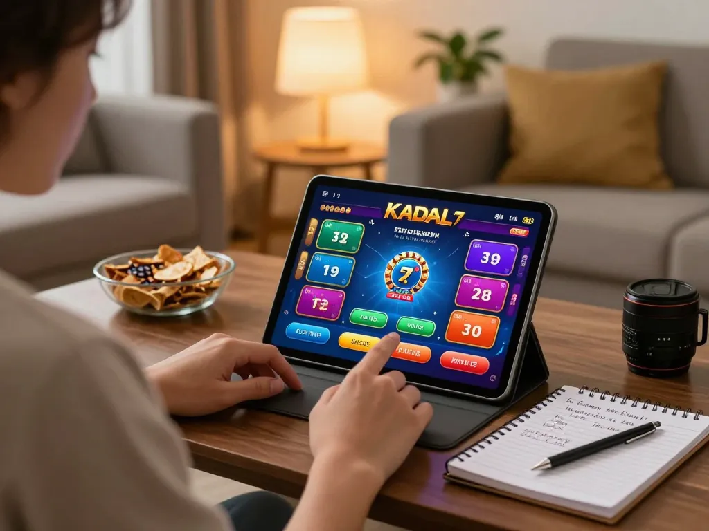 KADAL 778 player engaging in online poker from home, showcasing an inviting atmosphere.