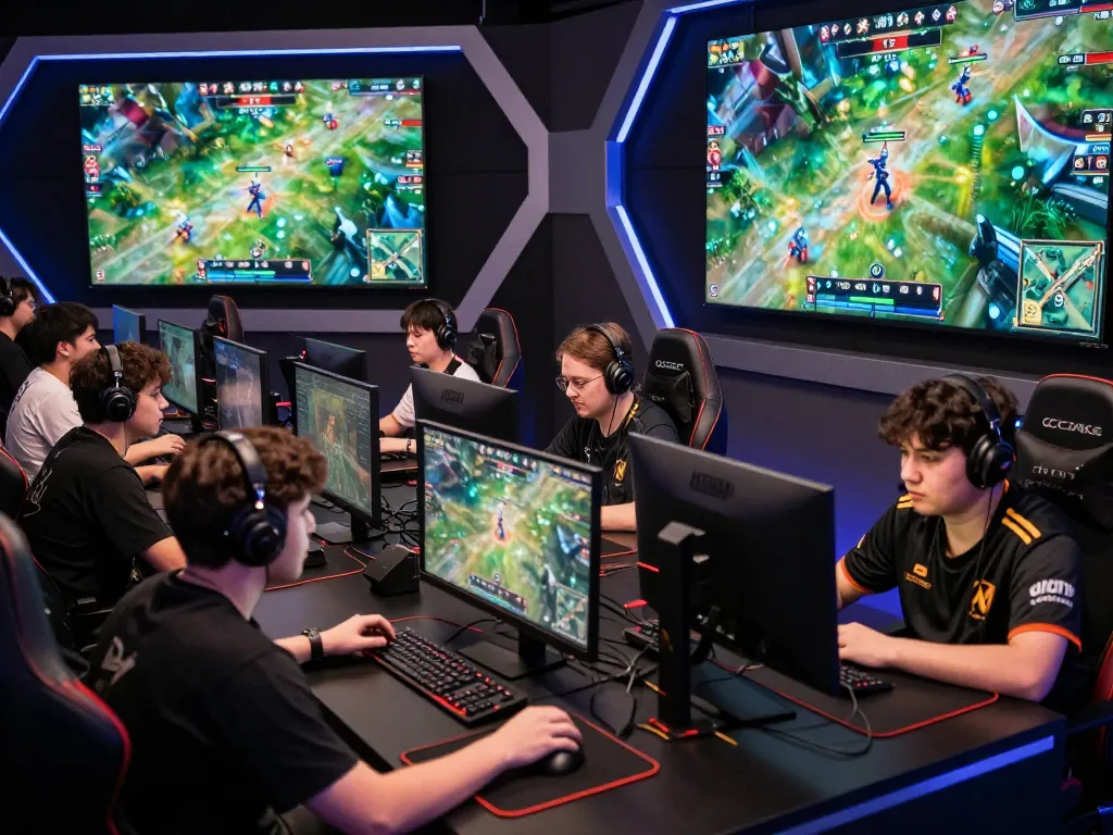 MPO08 link alternatif showcasing competitive gaming, players strategizing for big wins in a vibrant tournament.