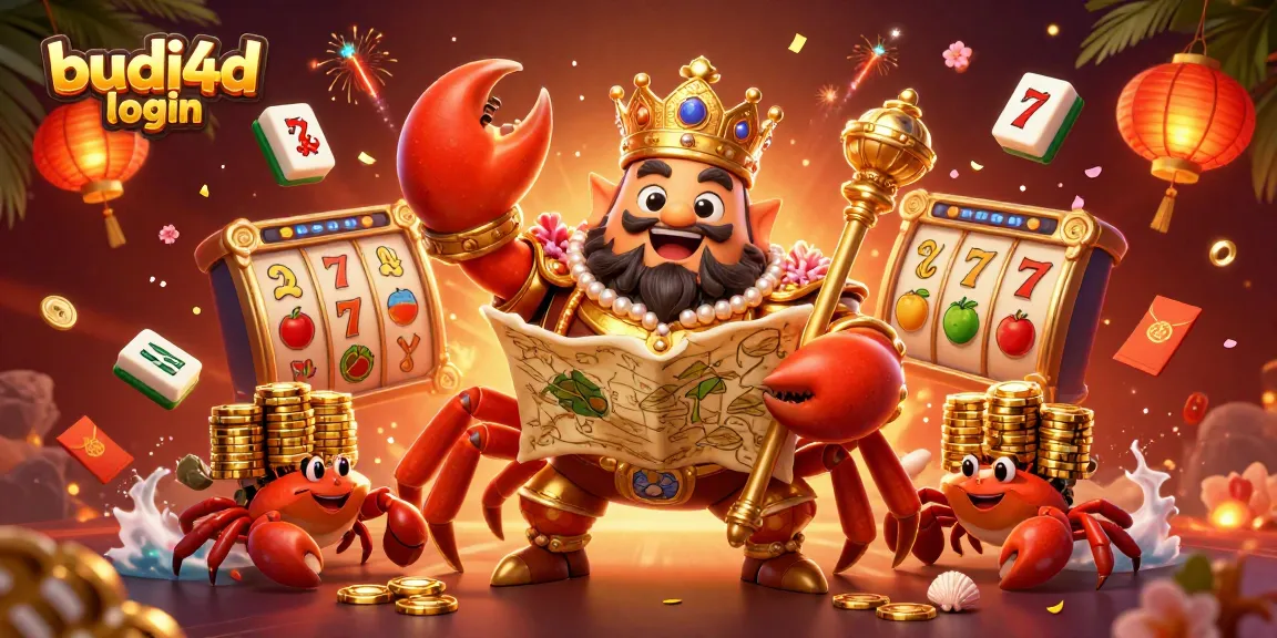 Engage in thrilling gameplay with the budi4d login, featuring vibrant characters and casino elements.