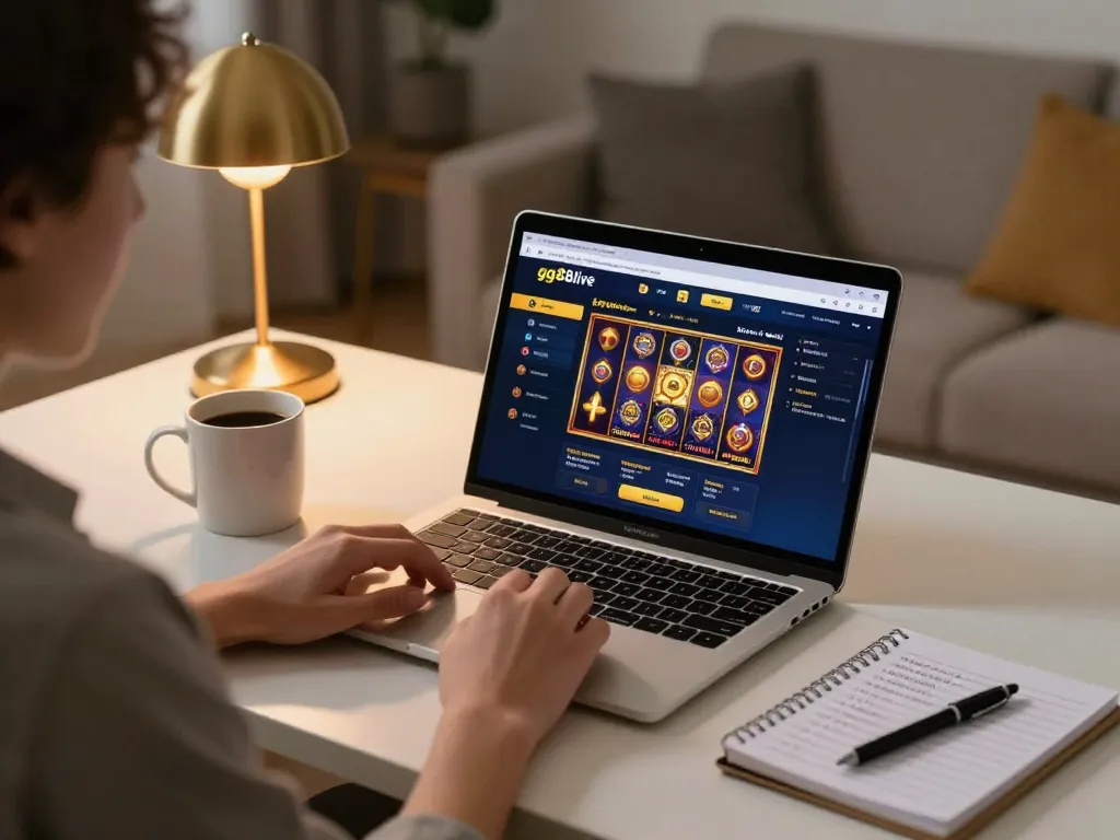 Experience thrilling online gaming at gg88live with engaging slot games in a cozy setting.