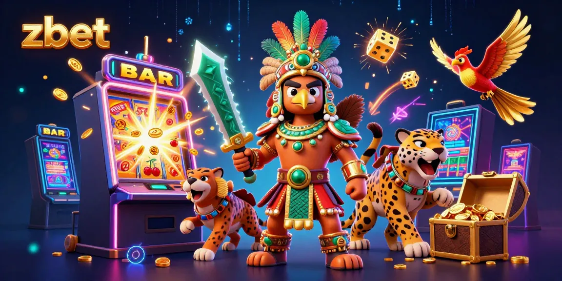 Engage with zbet's vibrant casino world, featuring dynamic characters and jackpot excitement.