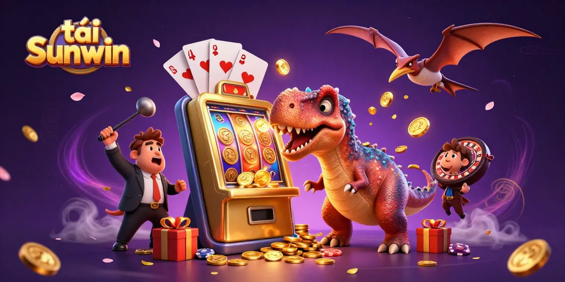 Experience thrilling gameplay and excitement with tải Sunwin's captivating 3D casino illustration.